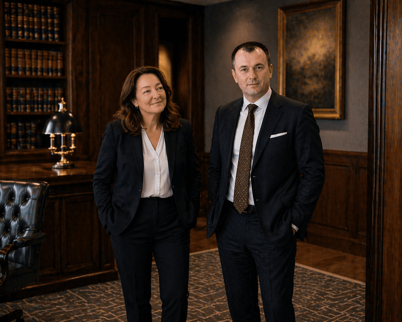 Mec. Jarosław Dąbrowski i Elżbieta Maria Kuc, Prezes Certo Governance Institute